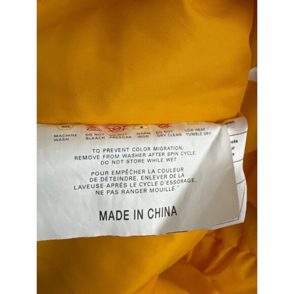 Jeunesse by Couloir Women Yellow Detachable Hoodie Winter Ski Jacket Size 12 - Picture 12 of 12